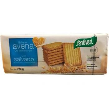 Santiveri Galletas de Salvado de Avena 270g Veganas