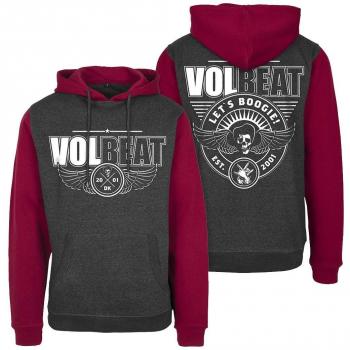 Volbeat Let's Boogie Sudadera con Capucha Rojo/Gris L