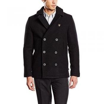 Farah MYTON CLASSIC PEACOAT - Abrigo para hombre, color negro, talla 2XL