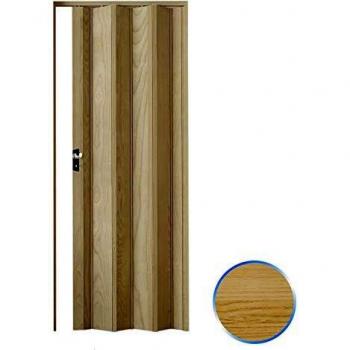 Puerta Plegable de Interior en PVC Haya 88,5x214 cm Modelo Luciana
