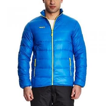 Izas Jelsa Chaqueta de pluma, Hombre, Royal/ Amarillo, M