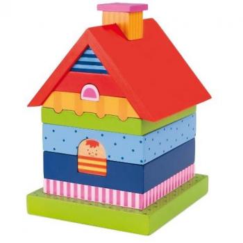 Goki 58934 - Villa de madera para apilar