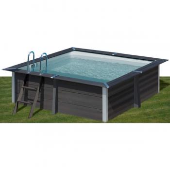 Piscina Desmontable Cuadrada de Composite Gre Avantgarde 326x326x96 cm