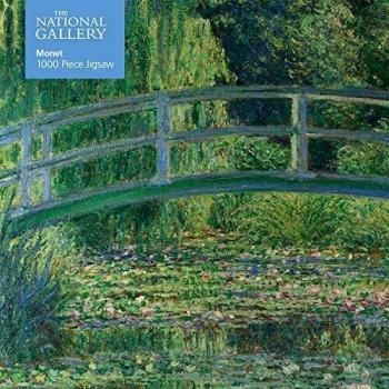 Adult Jigsaw National Gallery Monet. Bridge Over Lily Pond. 1000 Piece Jigsaw