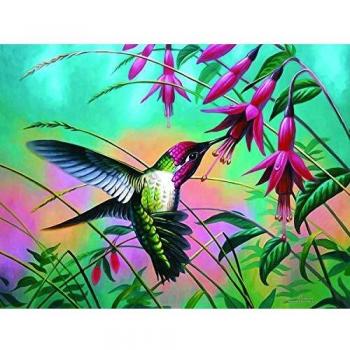 SunsOut 500-Piece Hummingbird Haven Puzzle by Cynthie Fisher