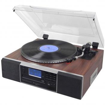 Soundmaster PL900 - Nostalgie-Musikcenter mit CD-Brenner - Tocadiscos
