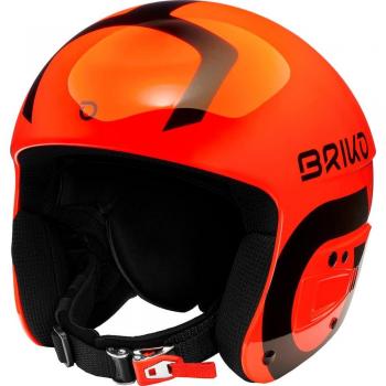 Briko Vulcano FIS 6.8 Casco de esquí y snowboard para niños - Color naranja - Talla XS