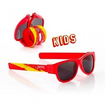 Sunfold Mundial Spain Gafas de Sol Enrollables, Unisex niños, Rojo, Talla Única