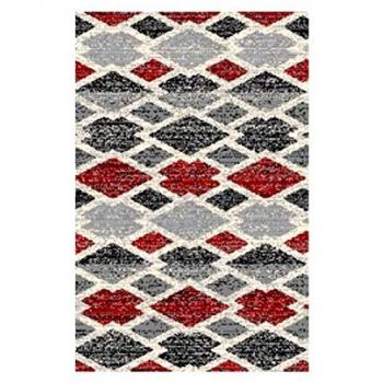 Alfombra Toscana 100% Polipropileno 105 x 150 cm Color Rojo - Calidad Crevicosta