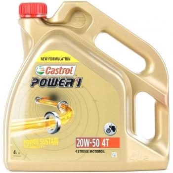Aceite de motor CASTROL POWER 1 4T 20W50 4L