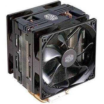 Enfriador de Procesador Cooler Master Hyper 212 Turbo LED Rojo, Compatible con Intel/AMD, Edición Negra