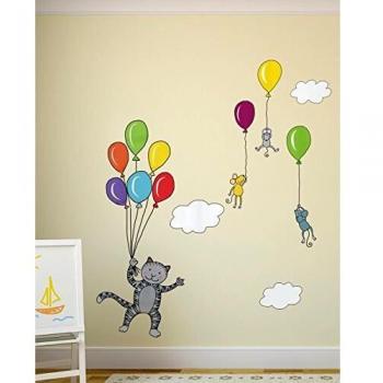 BABY'S CLAN Balloons - Adhesivo decorativo para pared