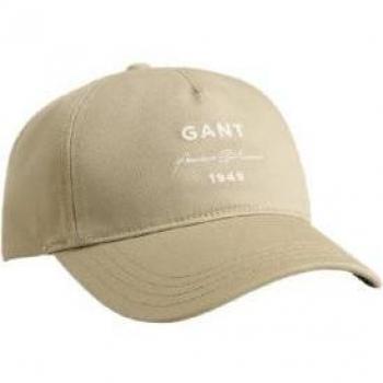 Gorra de béisbol para hombre Gant en sarga de algodón con logo Script Graphic