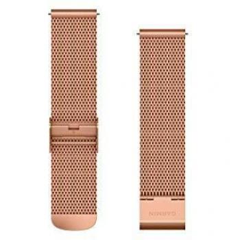 Garmin Pulsera Vivomove, Lujo, 20 mm, Malla Milanesa, Rosa Dorada