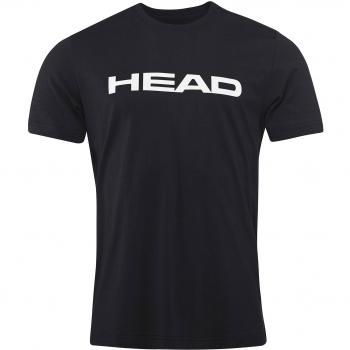 Head Ivan Camiseta, Hombre, Negro/Blanco, Large