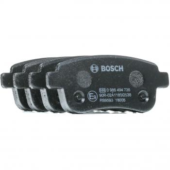 Pastillas de freno BOSCH 0 986 494 735 para RENAULT Mégane, Scénic, Fluence, Zoé (Juego de 4)