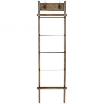 Perchero de Madera y Metal DKD Home Decor (46 x 9 x 1 cm)