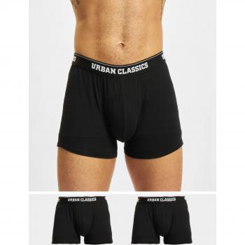 Pack de 3 Boxers Orgánicos Urban Classics para Hombre - Negro - Tallas S a XXL
