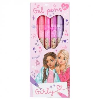 Set de 6 Bolígrafos de Gel TOPModel Girly