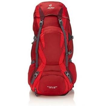 Deuter Rücksack Futura Vario - Macuto de senderismo, color rojo, talla 74 x 34 x 28 cm