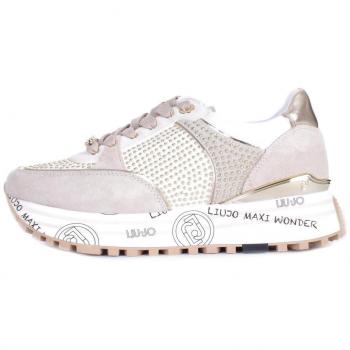 Liu Jo Ivory Beige Women's Maxi Wonder 20 Sneakers, Size 6 UK