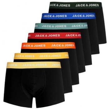Jack & Jones Vito Solid Trunks 7-Pack Black XL Men's Underwear