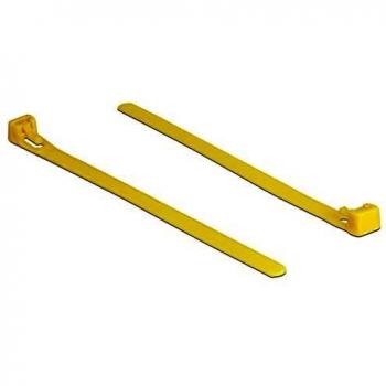 Bridas para Cables Reutilizables DeLOCK Nylon Amarillo 15 cm 100 Piezas