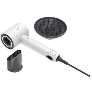 Secador de pelo profesional GKL PEARLSENSE 2200W iónico blanco con tecnología Brushless DC y accesorios magnéticos