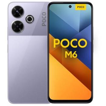 Smartphone Xiaomi Poco M6 Dual SIM 6GB RAM 128GB Pantalla AMOLED 6.79” 90Hz FHD+, MediaTek Helio G91-Ultra, Cámara de 108 MP, Batería de 503