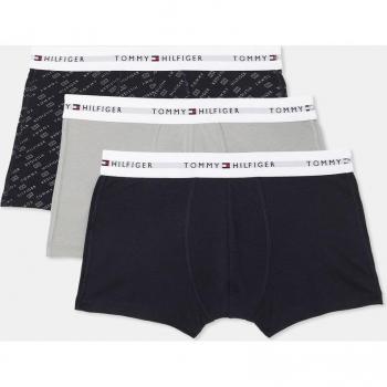 Bóxer Tommy Hilfiger Pack de 3 unidades en colores negro, blanco y gris, talla S