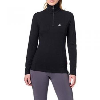 Löffler Transtex® Women's Zip Roll Neck Top - Black