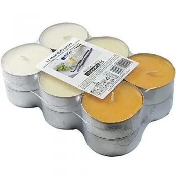 Pack de ahorro: 144 Colores Surtidos Maxi - Aroma velas, aroma: vainilla - Canela Producto de la marca Müller Kerzen