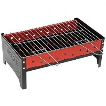 Camping Gear Compact-Barbacoa de carbón, Color Gris
