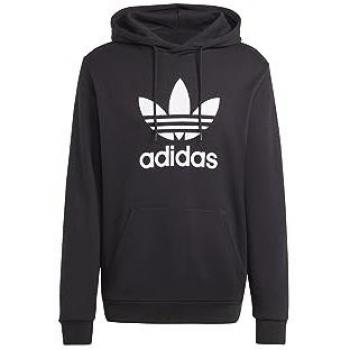 Adidas Adicolor Classics Lightweight Trefoil Hoodie for Men, Black/White, Size L