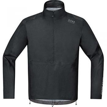 Gore Running Wear Air Gore-Tex Active Half-Zip - Chaqueta para hombre, color negro, talla L