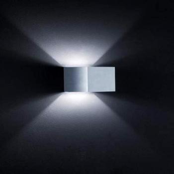 Aplique de pared Siri up/down en aluminio mate