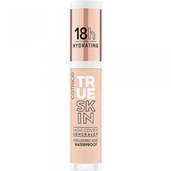 Catrice Cosmetics True Skin High Cover Concealer 4.5 ml - Type: Concealer, Characteristics: High coverage, Lightweight formula, Hydrating texture, Long-lasting wear, Available in various shades (e.g., 010 Cool Cashmere)