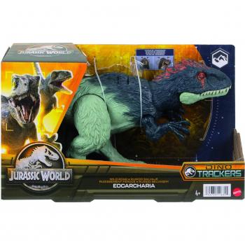 Mattel Jurassic World Wild Roar Eocarcharia Dinosaur Figure with Sounds