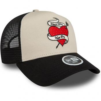 Gorra de mujer New Era 9Forty Trucker Rhinestone - Unisex - Blanco - Talla: One Size