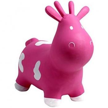 Happy Hopperz - Vaca, color rosa