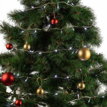 Guirnalda LED Interior 20M con iluminación cálida, longitud de 20 metros, diseño para uso en interiores, modelo HO-XMAS-010-IP20-20M-CW