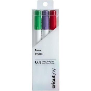 Cricut Joy Fine Point Pens 0.4mm (Red, Green, Violet) Pack of 3