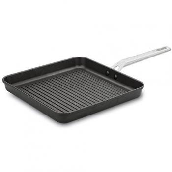 Valira Aire - Grill Premium de 23x23 cm hecho en España, aluminio fundido con antiadherente reforzado, apto para inducción