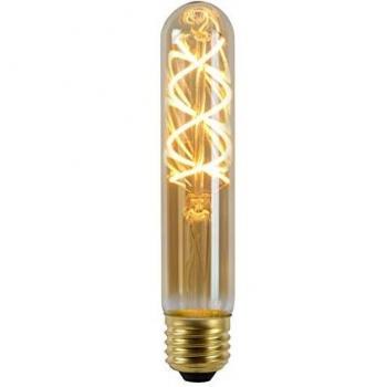 Bombilla LED E27 Tubo T30 5W 2200K Atenuable Ámbar 15cm