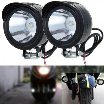 League & Co Faro para moto, bicicleta, SUV, ATV, camiones, 12V 80V 3W, foco LED, luz de niebla, luz diurna