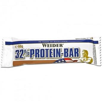 Barrita proteica Weider sabor Chocolate - Pack de 24 unidades de 60 gramos