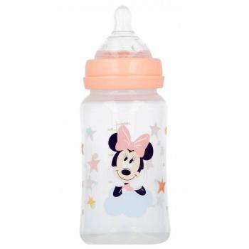 Biberón 240 ml Minnie Mousse Tetina Redonda Silicona 3 Posiciones