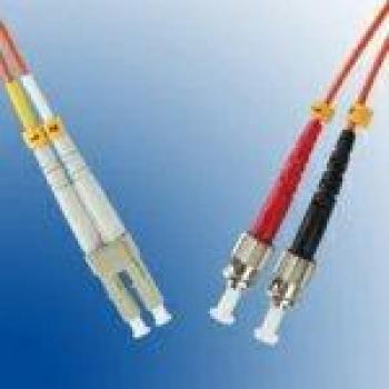 Microconnect FIB412005 Cable de Fibra Óptica 5 m LC ST Naranja