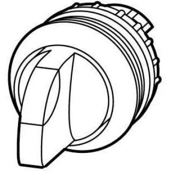 Eaton 3-Position Green Momentary Selector Switch M22-WLK3-G with Silver Ring, IP66