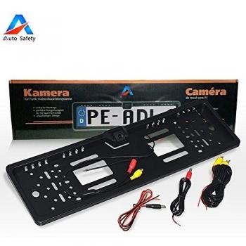 Auto Safety Cámara marcha atrás Coche Placa de Matrícula Cámara de Visión Trasera Matrícula Soporte Distancia Etiqueta PAL 170-degree Camera